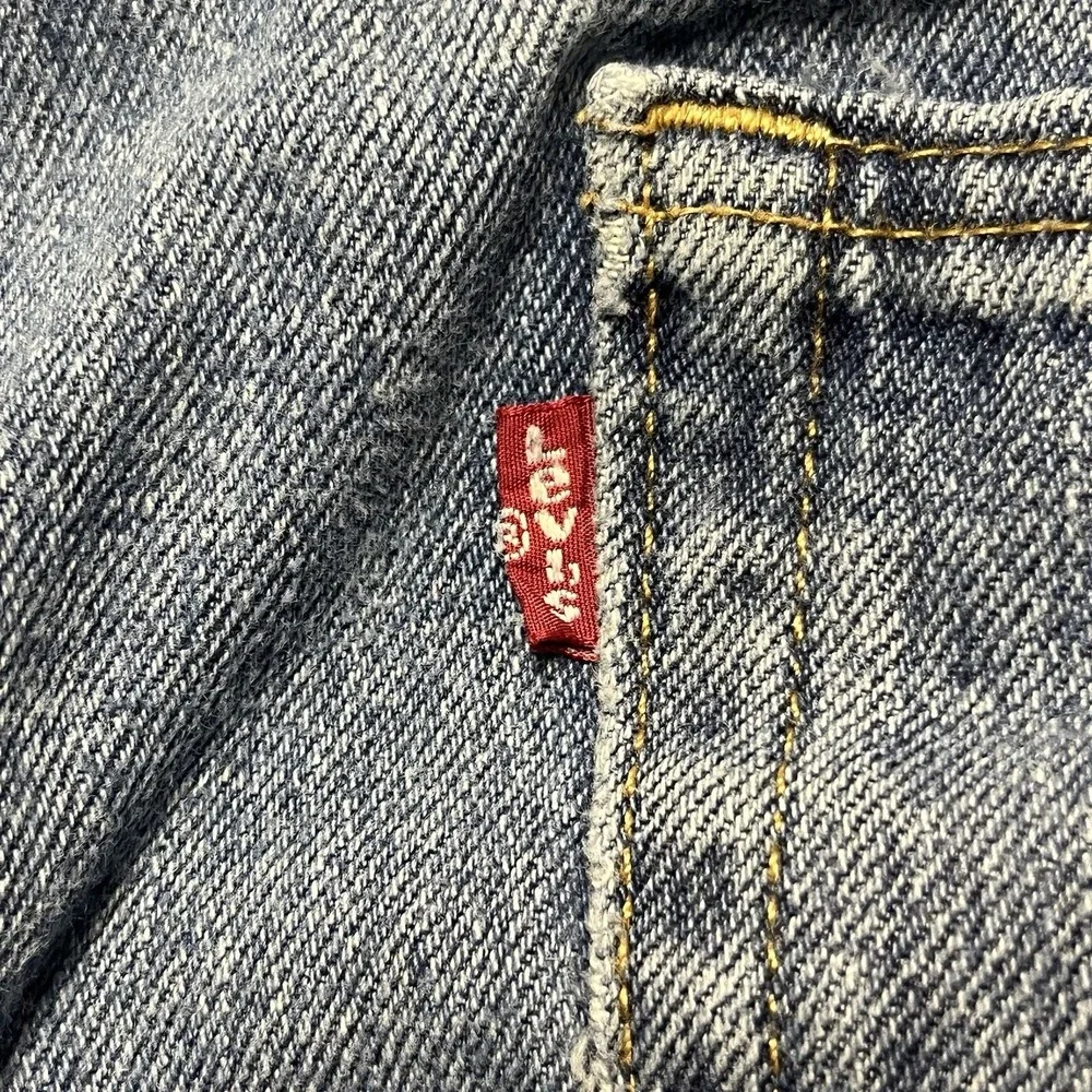 Levis 550 Jeans Mens 42x29* Blue Denim Relaxed Fit Straight Leg High Rise Cotton